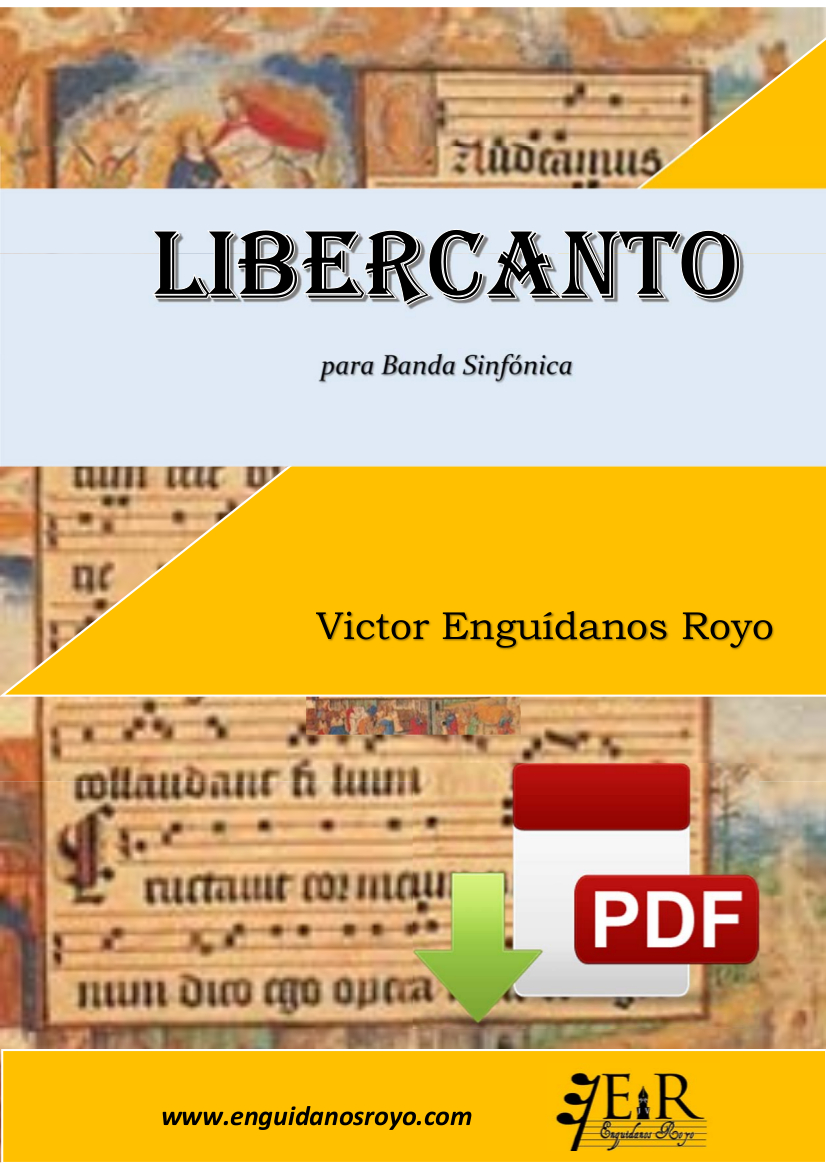 Portada Libercanto Obra Banda Sinfónica Víctor Enguídanos Royo
