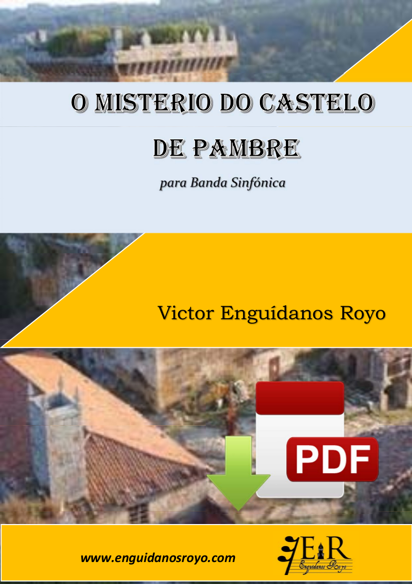 Portada O Misterio Do Castelo De Pambre Obra Banda Sinfónica Víctor Enguídanos Royo